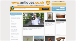 Desktop Screenshot of antiques.co.uk
