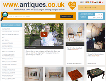 Tablet Screenshot of antiques.co.uk