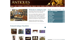 Desktop Screenshot of antiques.com